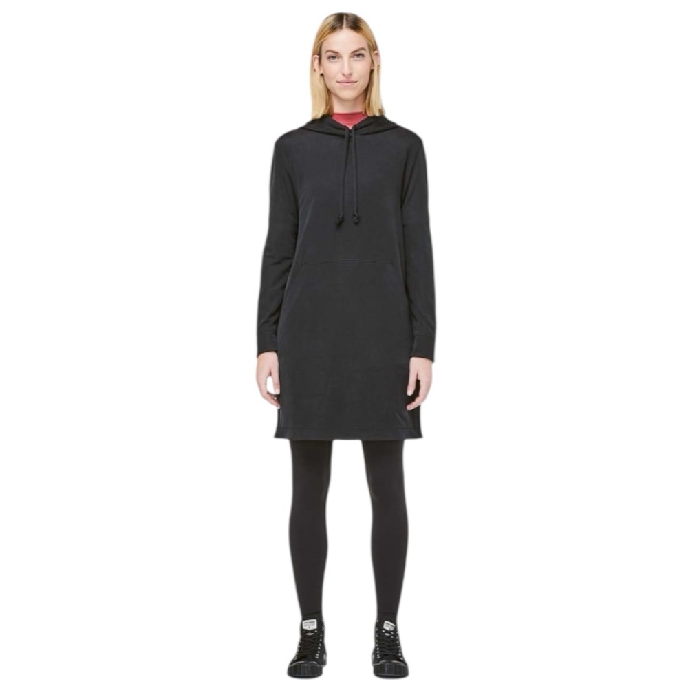 LULULEMON Lab Rappu Black Hoodie Dress Size 10